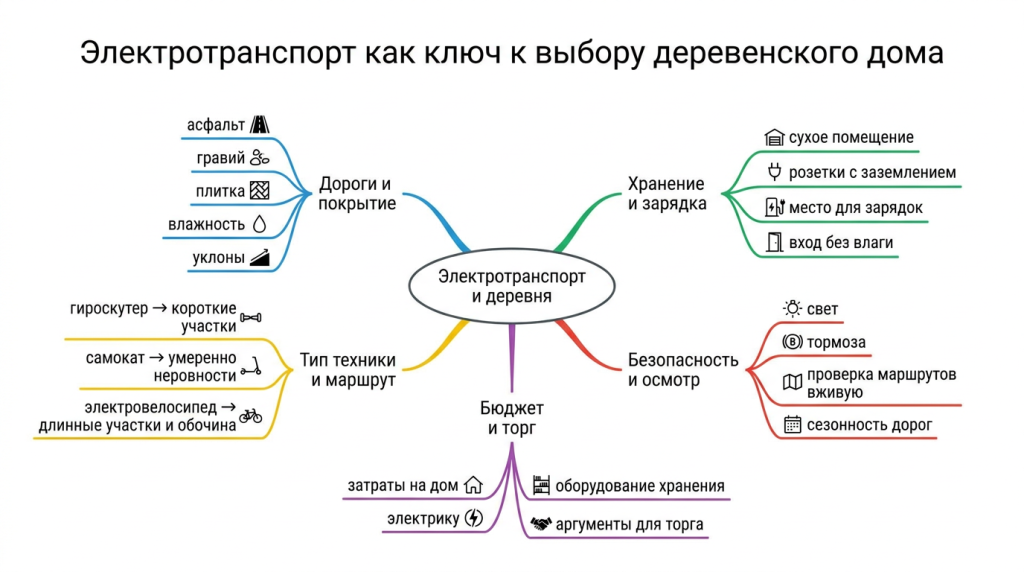 Электротранспорт как ключ к выбору деревенского дома